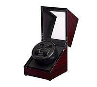 JPXXFM Winder Automatic Winder Box Double Winder, Extremely Silent Motor, Wood Shell Piano Paint Exterior,Fit Lady and Man Watches Winder Winder