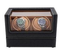 JPXXFM Winder Winders Winder 2 Watches Winder Box for Automatic Watches or Double Spacious for Any Size AC Powered Super Quiet Japanese Motor by Winder Winder