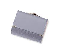 JPXXFM Women Girls Wallet Tri-Fold Wallet PU Leather Purse Slim Short Wallet Small Trifold Cash Card Holder Bag (Red), Blue