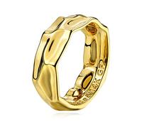 JPXXFM Women Ring Band Vacuum Filled Simple Stack Finger Jewelry Gift Size 6-8