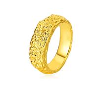 JPXXFM Women Ring Band Vacuum Filled Simple Stack Finger Jewelry Gift Size 6-8