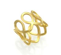 JPXXFM Women Rings Stainless Steel Band Statement Cocktail Mid Finger Ring Color Fashion Jewelry Anel