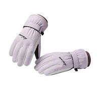 JPXXFM Women's Ski Mittens Warm Thickened Windproof Waterproof Outdoor Riding Mittens Thin Cotton Gloves Without Fingers