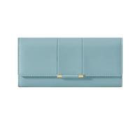 JPXXFM Womens Wallets PU Leather Clutch Long Wallet for Women Card Holder Ladies Travel Purse (Blue), Blue