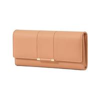 JPXXFM Womens Wallets PU Leather Clutch Long Wallet for Women Card Holder Ladies Travel Purse (Blue), Pink, Pink