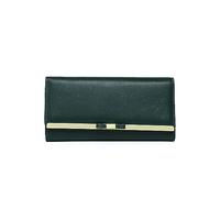 JPXXFM Womens Wallets PU Leather Clutch Long Wallet for Women Card Holder Phone Organizer Ladies Travel Purse (Purple), Green, Green