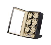 JPXXFM Wooden Watch Winder Box for 12 Automatic Watch + 4 Storage Space Independently Controlled Settings Fit Man Women Watches