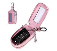 JPXXFM Zipper Car Bag | Portable Car Case - Coin Holder Keyring, Car Remote Bag Fob Protector Large Capacity for Car Keys, Coin