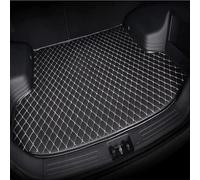 JPYDFI 2 pcs Car Boot Liner for Audi A3 Sportback 2020-2025, Car Boot Mats Styling Trunk Main Mat Non Waterproof Interior Accessories Waterproof Liner Tray,Black-white