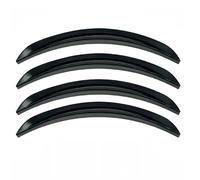 JPYDFI 4 PCS Arches Extension Protector for Jeep Compass II MP 4XE Hybrid Facelift 2017-2023, Car Wheels Fender Extension Molding Flares Wheel Eyebrow Protector,Black-25cm