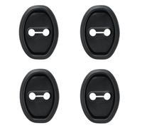 JPYDFI 4 Pcs Car Door Lock Protective for VW T5 T6 T6.1 California Multivan Transporter T7 Multivan, Vehicle Doors Locks Guard Stopper Set Door Lock Covers Lock Accessories,Black