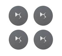 JPYDFI Car Cup Holder Coaster for DS 3 Crossback DS7 DS4 DS3 DS Spirit, Car Coasters Anti Slip Cup Waterproof Holder Insert Accessories,Grey- four-pack