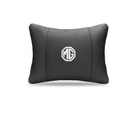 JPYDFI Car Headrest for MG HS ZST ZS MG3 MG5 MG6 MG7 GT GS Hector EZS, Car Neck Support Headrest Pillow Neck Head Support Removable Cover,Black- 1*lumbar support