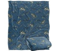 JQ Licensing Action Bass Fishing Pattern 2 Silky Touch Super Soft Throw Blanket 152 X 127 cm