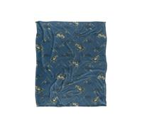 JQ Licensing Action Bass Fishing Pattern 2 Silky Touch Super Soft Throw Blanket 152 X 127 cm in White JQ Licensing White 152 X 127 cm