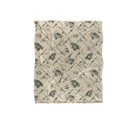 JQ Licensing Action Bass Fishing Pattern Silky Touch Super Soft Throw Blanket 152 X 127 cm in White JQ Licensing White 152 X 127 cm
