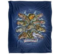 Jq Licensing American Sportfishing Freshwater Silky Supersoft Blanket Multicoloured (One Size)