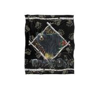 JQ Licensing Bs-Jp Black Bears Silky Touch Super Soft Throw Blanket 152 X 127 cm in White JQ Licensing White 152 X 127 cm