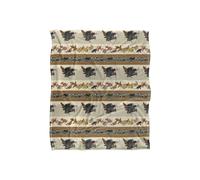 JQ Licensing Bs-Jp Turkey Autumn Leaf Pattern Silky Touch Super Soft Throw Blanket 152 X 127 cm in White JQ Licensing White 152 X 127 cm