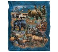 Jq Licensing Cf-Jp Big Game Hunting Silky Supersoft Blanket Multicoloured (One Size)