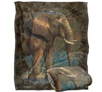 Jq Licensing - Cf-Jp Elephant Silky Touch Super Soft Throw Blanket 152 X 127 Cm