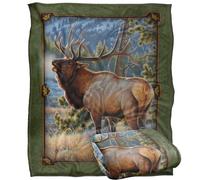 Jq Licensing - Cf-Jp Elk Meadow Silky Touch Super Soft Throw Blanket 152 X 127 Cm
