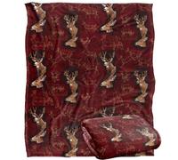 Jq Licensing - Cf-Jp Mule Whitetail Deer Hunting Pattern Silky Touch Super Soft Throw Blanket 152 X 127 Cm