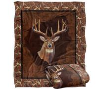 Jq Licensing - Cf-Jp Whietail Deer Buck Silky Touch Super Soft Throw Blanket 152 X 127 Cm