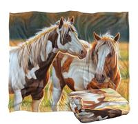 Jq Licensing - Cf Painted Horses Silky Touch Super Soft Throw Blanket 152 X 127 Cm