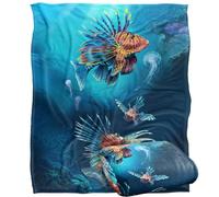 Jq Licensing - En Lion Fish Silky Touch Super Soft Throw Blanket 152 X 127 Cm