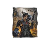 JQ Licensing En Night Hunter Ravens Silky Touch Super Soft Throw Blanket 152 X 127 cm in White JQ Licensing White 152 X 127 cm