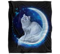 Jq Licensing En Silky Cat & Moon Supersoft Blanket Multicoloured (One Size)