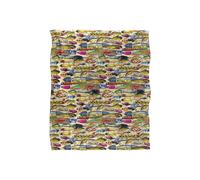 JQ Licensing Fishing Lures Pattern 2 Silky Touch Super Soft Throw Blanket 152 X 127 cm in White JQ Licensing White 152 X 127 cm