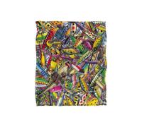 JQ Licensing Fishing Lures Silky Touch Super Soft Throw Blanket 152 X 127 cm in White JQ Licensing White 152 X 127 cm