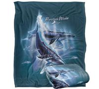 JQ Licensing Humback Whales Silky Touch Super Soft Throw Blanket 152 X 127 cm
