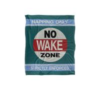 JQ Licensing James Piazza Coastal No Wake Zone Silky Touch Super Soft Throw Blanket 152 X 127 cm in White JQ Licensing White 152 X 127 cm