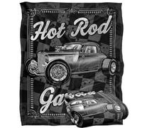 Jq Licensing - James Piazza Hot Rod Garage Silky Touch Super Soft Throw Blanket 152 X 127 Cm