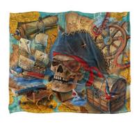 Jq Licensing James Piazza Silky Pirate Supersoft Blanket Multicoloured (One Size)
