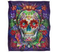 Jq Licensing James Piazza Silky Sugar Skull Supersoft Blanket Multicoloured (One Size)