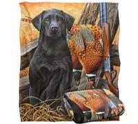 Jq Licensing - Jg-Jp Labrador Hunting Dog Silky Touch Super Soft Throw Blanket 152 X 127 Cm