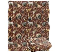 Jq Licensing - Jl-Jp Big Game Elk, Deer, Bear Hunting Pattern Silky Touch Super Soft Throw Blanket 152 X 127 Cm