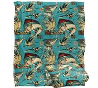 Jq Licensing - Jl-Jp-Jq Dorado Fishing Tiki Silky Touch Super Soft Throw Blanket 152 X 127 Cm