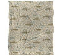 Jq Licensing Jl-Jp-Jq Silky Comp Fishing Supersoft Blanket Multicoloured (One Size)