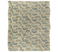 Jq Licensing Jl-Jp Silky Ying Yang Supersoft Blanket Multicoloured (One Size)