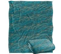 Jq Licensing - Jl-Jp Tarpon Mosaic Fishing Pattern Silky Touch Super Soft Throw Blanket 152 X 127 Cm