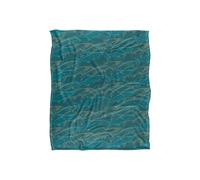 JQ Licensing Jl-Jp Tarpon Mosaic Fishing Pattern Silky Touch Super Soft Throw Blanket 152 X 127 cm in White JQ Licensing White 152 X 127 cm