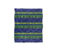 JQ Licensing Jl-Jp Tiki Tropical Blue Pattern Silky Touch Super Soft Throw Blanket 152 X 127 cm in White JQ Licensing White 152 X 127 cm