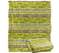 Jq Licensing - Jl-Jp Tiki Tropical Yellow Pattern Silky Touch Super Soft Throw Blanket 152 X 127 Cm