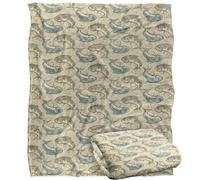 Jq Licensing - Jl-Jp Ying Yang Fish Pattern Silky Touch Super Soft Throw Blanket 152 X 127 Cm
