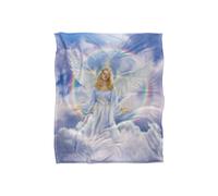 JQ Licensing Jlo Angel Rainbow Silky Touch Super Soft Throw Blanket 152 X 127 cm in White JQ Licensing White 152 X 127 cm